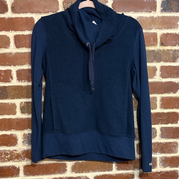 ALO Yoga Tops - ALO Yoga Deep Blue Pullover sweatshirt size small